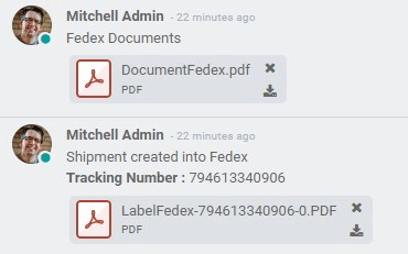 Vận chuyển tài liệu PDF.